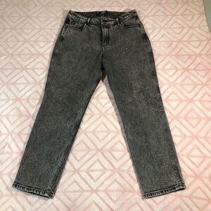 Hollister Black Curvy High Rise Mom Jeans Size 13R W31 L27